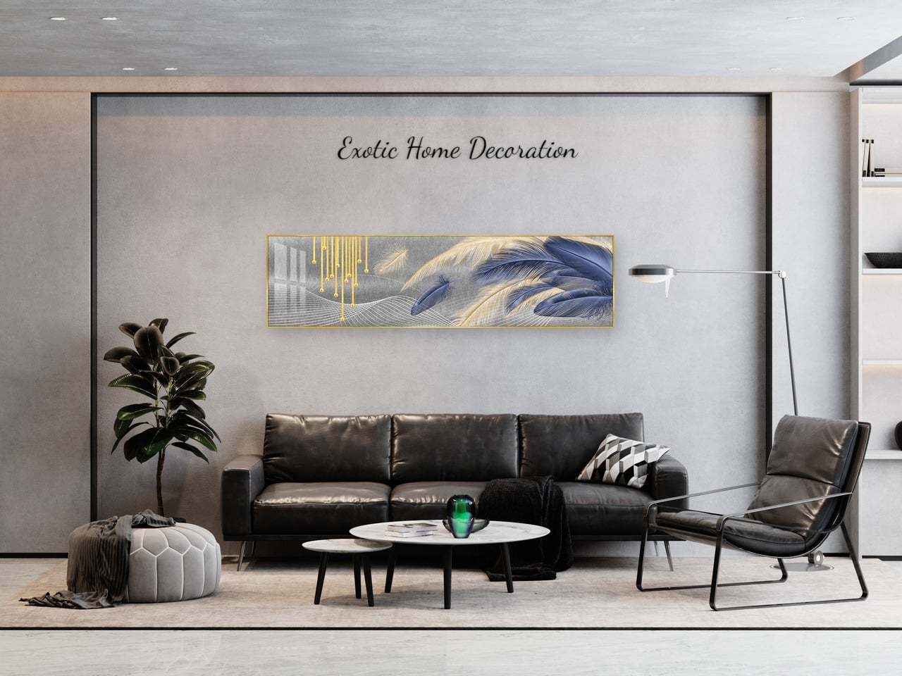 Blue Feather - Landscape 2