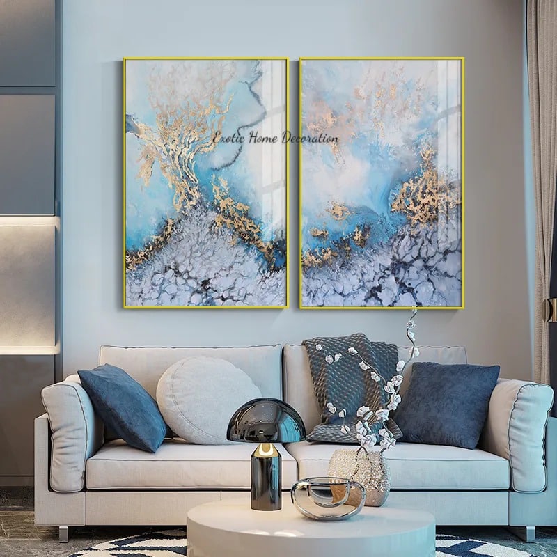 EHD2SET0006 Blue Abstract