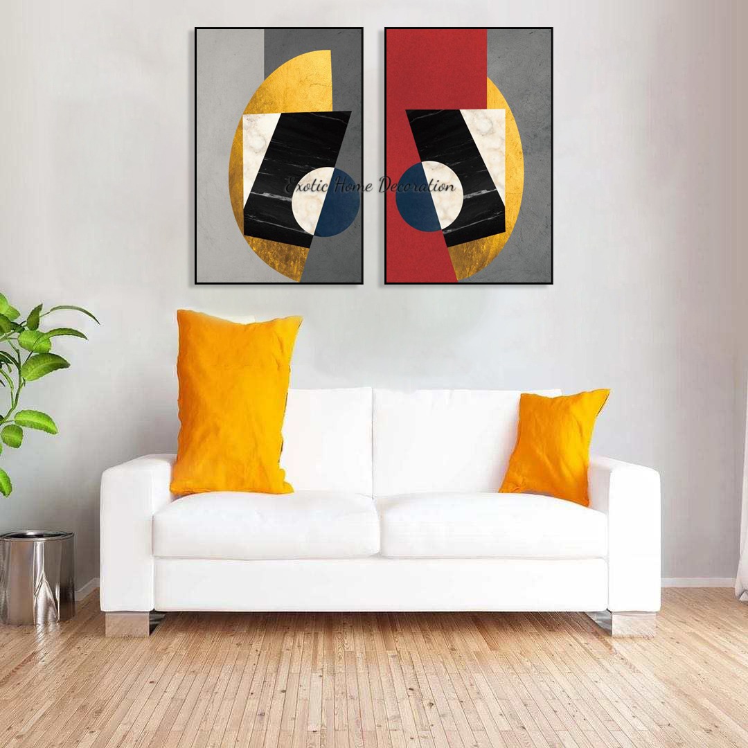 EHD2SET0007 Red Black Yellow Abstract (3)