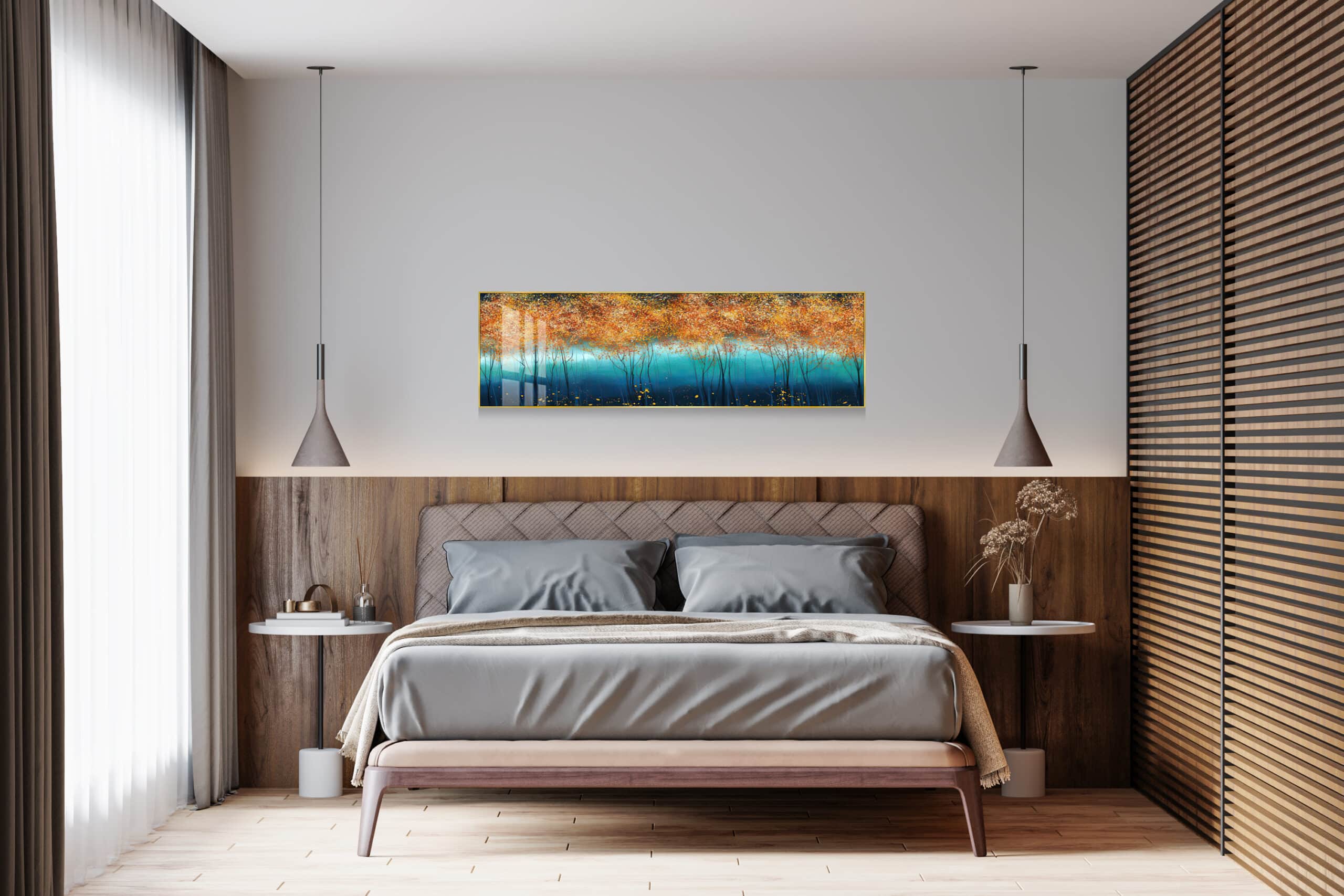 EHDHOR0027 Blue Orange Bush