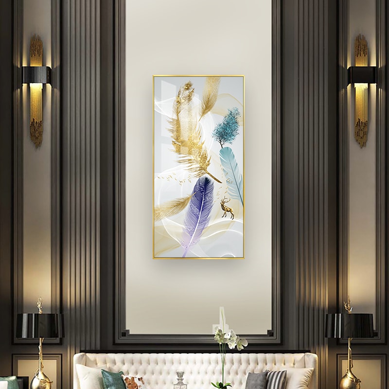 EHDVER0018 Multicolour Feathers with Deer White base 2 (1)