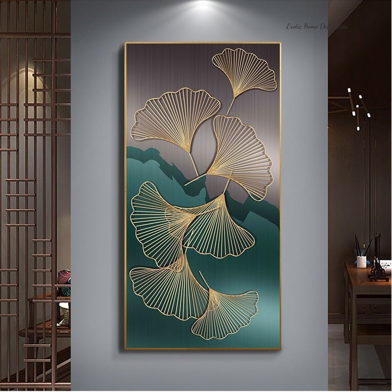 EHDVER0037 Gingko Teal Grey Base